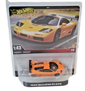 Hot Wheels Premium Real Riders 1995 McLaren F1 GTR Die Cast Car 1:43rd Scale - Picture 1 of 4