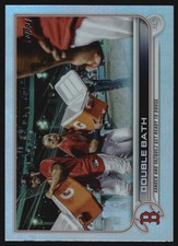 2022 Topps Rainbow Foil Red Sox#229 Double Bath Xander Bogaerts Christian Vazque