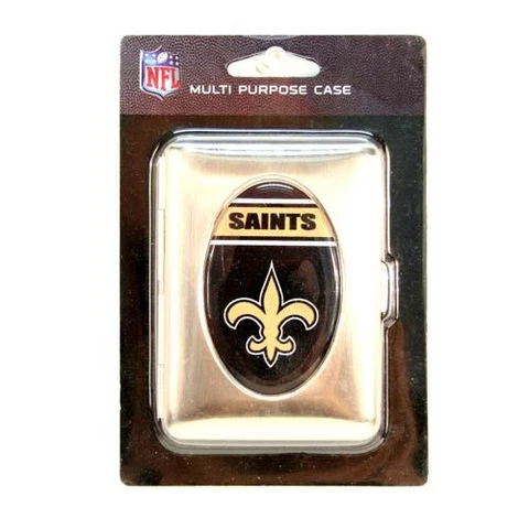 NFL New Orleans Saints Multi Purpose Metal Case - Wallet Cover
