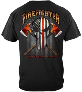 CALAVERA DE BOMBERO DEL ORGULLO AMERICANO DE LA LIBERTAD - Imagen 1 de 2