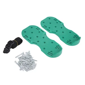 1 Pair Garden Yard Lawn Aerator Shoes Soil Spike Sandals For Grass BBT - Picture 1 of 7