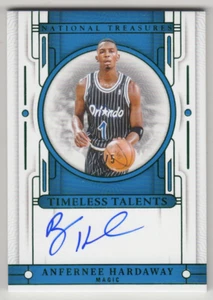 2023-24 National Treasures Anfernee Hardaway Timeless Talents Green Auto 4/5 - Picture 1 of 2