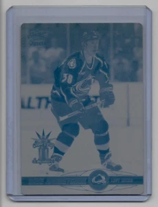 1/1 DAVE ANDREYCHUK PRINTING PLATE 2001 PACIFIC TAMPA BAY LIGHTNING ICE HOCKEY - Picture 1 of 2