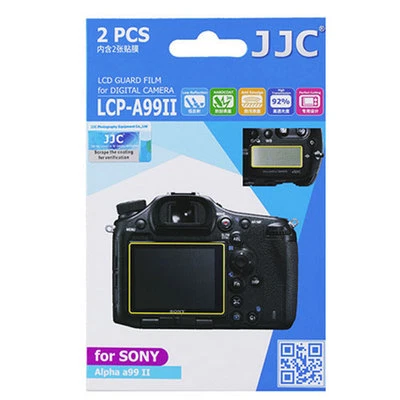 JJC LCP-A99II LCD Screen Guard Film Protector for Sony A99II A99 pack of two KIT - Image 1 of 2