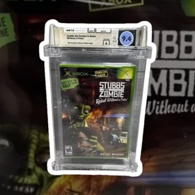 1ST PRINT Stubbs the Zombie in Rebel Without a Pulse 9.4 A Xbox WATA NOT VGA CGC