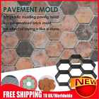 Garden Walk Pavement Mold DIY Manually Paving Concrete Molds (Hexagon)