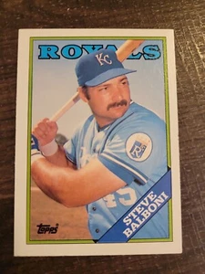 Steve Balboni #638 1988 Topps Baseball Card LP Royals - Imagen 1 de 2