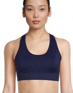 NWT Avia Women's Racerback Sports Bra Color Victorian Indigo Size M (8-10) - Picture 1 of 5