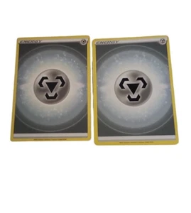 Crown Zenith Pokemon TCG Steel Energy Holo Foil SET 2 - Picture 1 of 2