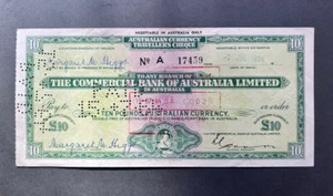 1964 Australian Currancy travelers chq - Picture 1 of 2