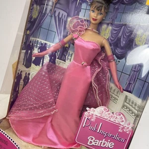 1998 Pink Inspiration Barbie Special Edition Brunette Doll #21721 Mattel Vintage NEU - Bild 1 von 24