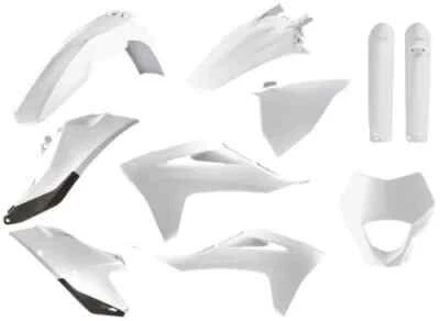 POLISPORT Full Enduro Kit 2021-23 Gas Gas EC250 EC300 EC350 91027 White IN STOCK Foto 1 de 3