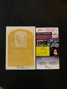 Joe Cronin HOF Signed/Auto HOF Postcard Boston Red Sox JSA CERTIFIED - Picture 1 of 3