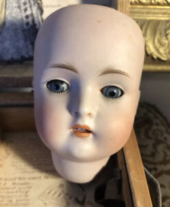 Antique #136 German Doll Head w/Open Close Eyes …Head Only As Is
