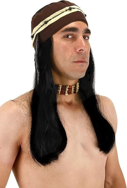 Индийский храбрый платок с волосами - Изображение 1 из 1