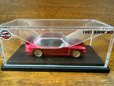 Hot Wheels RLC 1991 BMW M3 EXCLUSIVO Red Line Club 2023 Hot Wheels rojo Foto 1 de 2