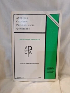 American Catholic Philosophical Quarterly - Foto 1 di 7