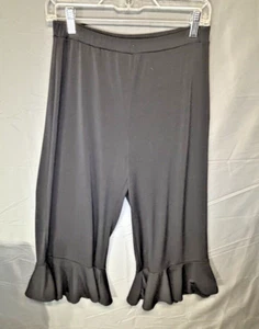 E.C.I New York schwarze Capri Cropped Hose Größe Medium neu ohne Etikett - Bild 1 von 9