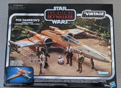 Kenner Star Wars The Vintage Collection Poe Dameron’s X-Wing Fighter TVC MIB Cover