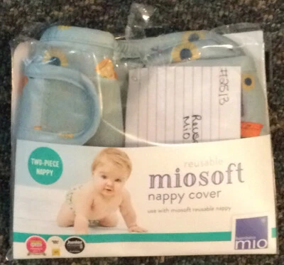 Mioduo Reusable Nappy Cover Size 1 Multiple Patterns *New In Open Bag* NeverUsed - Image 1 of 4