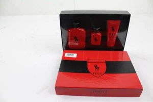 Polo Red By Ralph Lauren 3 pcs Set 4.2oz / 1.3oz EDT Spray / 3.4oz After Shave - Picture 1 of 5