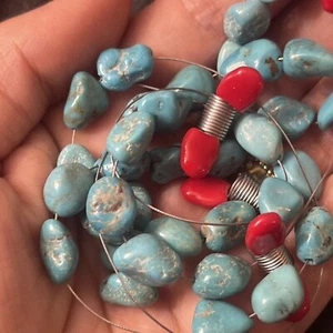 Türkis Nuggets Konvolut Natur Edelsteine - Bild 1 von 4