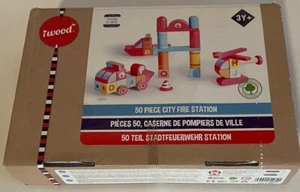iWood 50 Piece Fire Station Magnetic Block Set - Picture 1 of 6