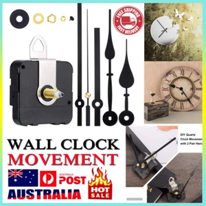 Silent DIY Quartz Movement Wall Clock Motor Mechanism Long Spindle Repair Kit KU - Picture 1 of 9