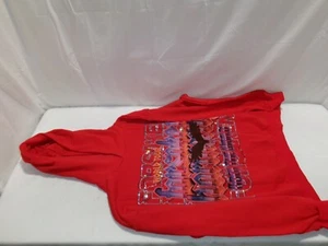 FORSAKEN HARMONY Detail World Tour Hoodie Red Mens Size XL J1003 - Picture 1 of 7