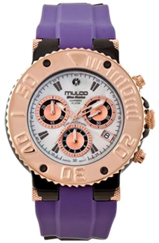 Reloj Mulco Unisex MW3-70602-055 Moda Analógico Movimiento Suizo Banda Silicona Foto 1 de 1