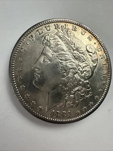 1881 S Morgan Silver Dollar Choice UNC - Picture 1 of 7