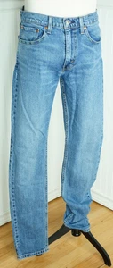 Pantalones de mezclilla Levis 512 para hombre 34x36 azul ajustados tiro medio lavado medio - Imagen 1 de 4