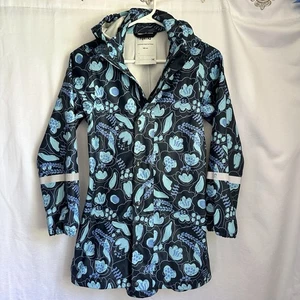 Reima Mädchen Regen Hoodie Jacke blau Größe 10y - Bild 1 von 6