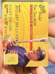 1995 Studio SP Gold Parallel California Angels Tim Salmon - Bild 1 von 2