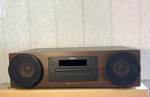 JVC Kenwood Victor EX-D6 CD Player Mini Component System Wood Cone AC 100V Used - Picture 1 of 9