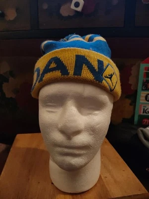 Vintage - Gorro Jordan - Azul/Amarillo Con Pompón Foto 1 de 2
