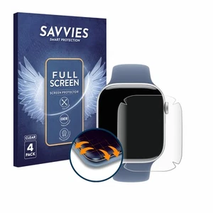 4x Protector Pełny ekran do Apple Watch Series 10 (46 mm) Ochrona ekranu - Zdjęcie 1 z 8