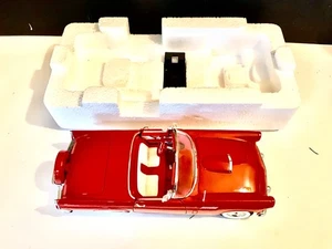 franklin mint 1/24 diecast 1856 Ford Thunderbird Fiesta Red - Picture 1 of 13
