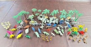 Vintage Marx, MPC, Ajax etc. dinosaurs of the 60's &70's plus foliage - Imagen 1 de 18