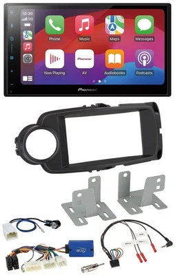 Pioneer DAB USB Lenkrad Bluetooth 2DIN Autoradio für Toyota Yaris ab 2014 schwar - Bild 1 von 4