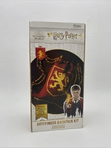Harry Potter Gryffindor Reversible Backpack Knitting Kit Wizarding World NIP New - Picture 1 of 8