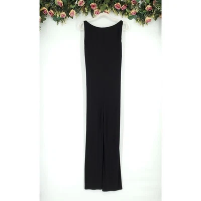 Mono negro Revolve x Norma Kamali sin mangas X pierna recta talla grande nuevo con etiquetas Foto 1 de 4