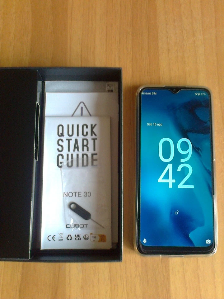 SMARTPHONE X Redmi COME NUOVO Android 12 CUBOT NOTE 30 -  64 gb hd -  Dual  Sim - Immagine 1 di 4