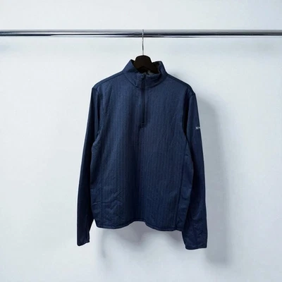 Greyson 1/4 Zip Pullover Sweatshirt Men's Size: Small Blue Herringbone Golf - Image 1 of 4