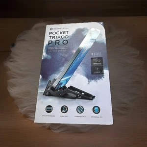 Trépied de poche géométrique Pro pour smartphones ! Taille carte de crédit NEUVE SCELLÉE - Photo 1 sur 10