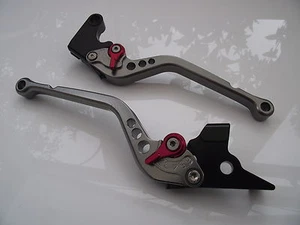 Ducati 749/S/R (2003-2006), CNC levers long titanium/red adjusters, F11/H11 - Picture 1 of 1