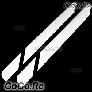 1 Pairs 430mm Glass Fiber Main Rotor Blade For Trex 500 Helicopter
