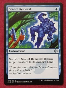 Magic The Gathering MODERN HORIZONS 2 SEAL OF REMOVAL blue card MTG - Bild 1 von 2