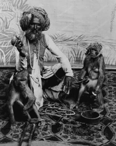 Monkey Man From India Vintage 8x10 Reprint Of Old Photo - Picture 1 of 1