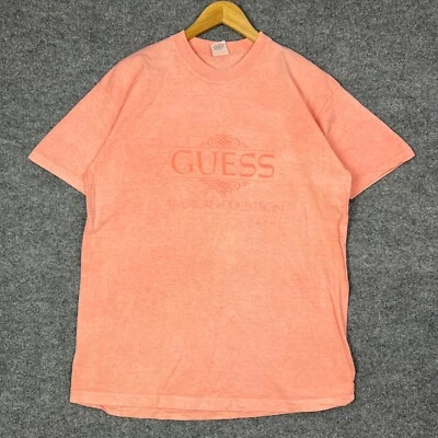 Vintage Guess T-Shirt Georges Marciano One Size USA MADE Large - Image 1 of 4